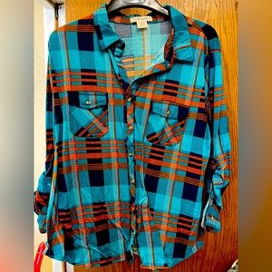 Button down Knit top